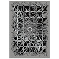 Abstract Geometric Line Art Print, Modern Organic Black White, Illustration, Monochrome Fine Print, Contemporary Decor