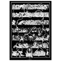 Dante Alighieri "Divine Comedy". Illustration, Surreal Wall Art, Detailed Mythological Poster, Literary Poster, Monochrome Print