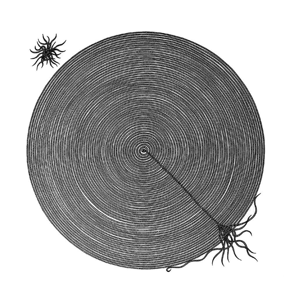 iMandala  Black & White Crowd Art Print